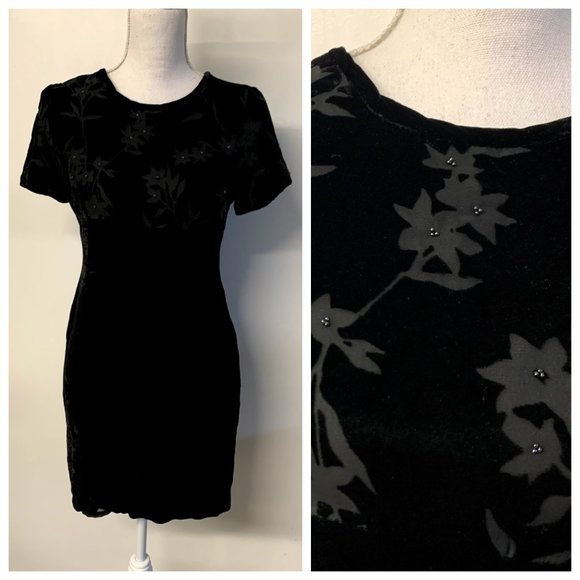 90s floral babydoll dress